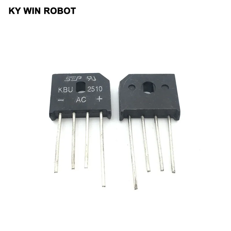 

5PCS 25A 1000V diode bridge rectifier KBU2510
