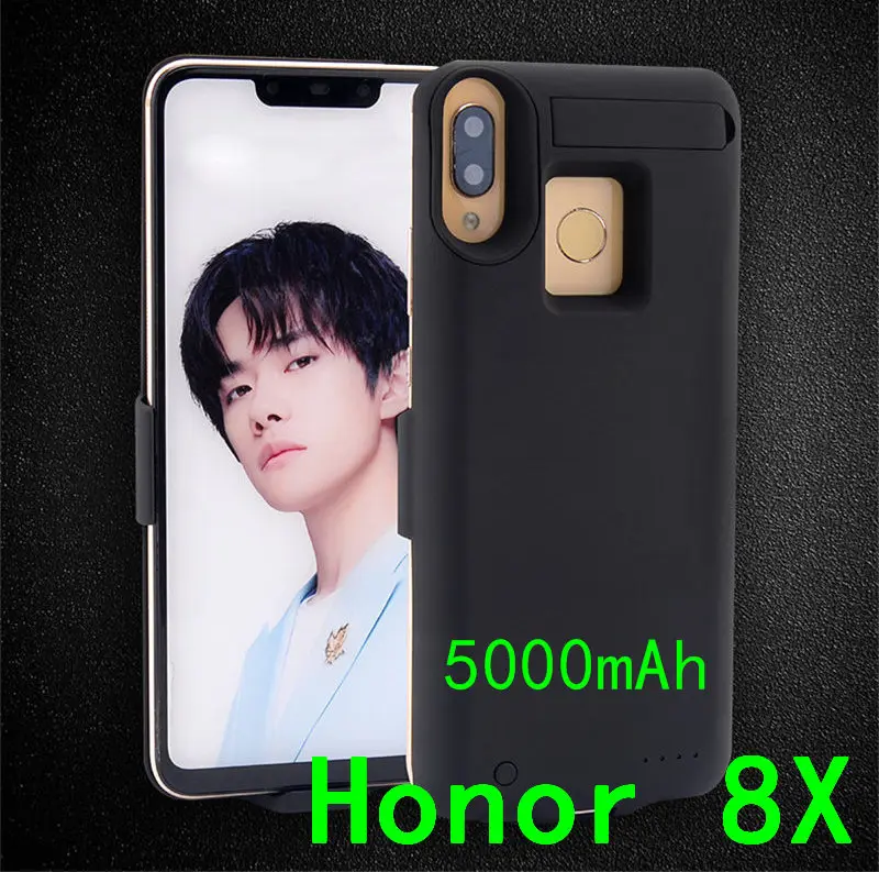 Honor8X-Black Противоударный чехол для зарядного устройства для huawei Nova 3 3i внешний аккумулятор запасная Подставка для зарядки задняя крышка для huawei Honor 8X Max - Цвет: Honor8X-Black