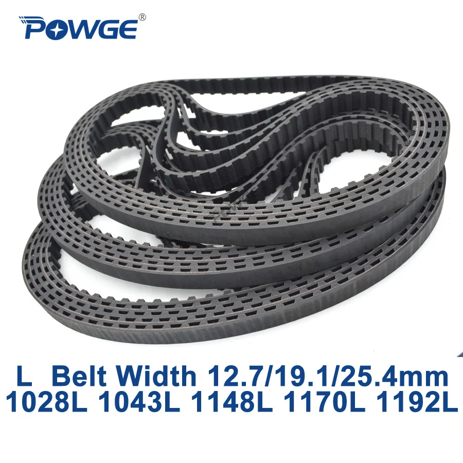 Ремень ГРМ POWGE трапециевидный длина 1028L/1043L/1148L/1170L/1192L ширина 050/12 7 мм 075/19 1 100/25 4