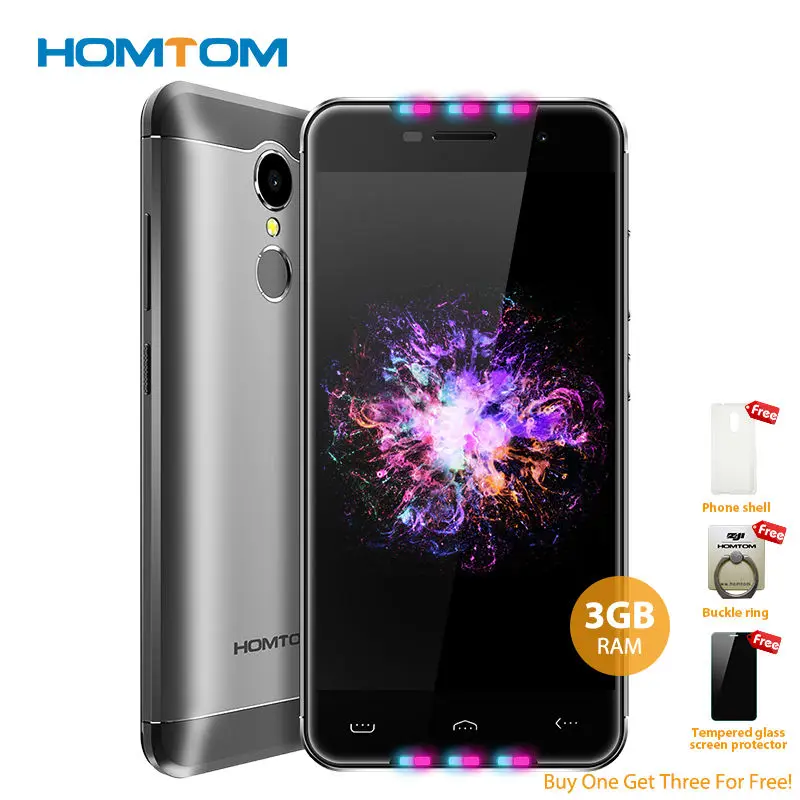 Homtom HT37 pro смартфон с четырёхъядерным процессором MTK6737 ОЗУ 3 ГБ ПЗУ 32 13 МП 3000 мАч Android