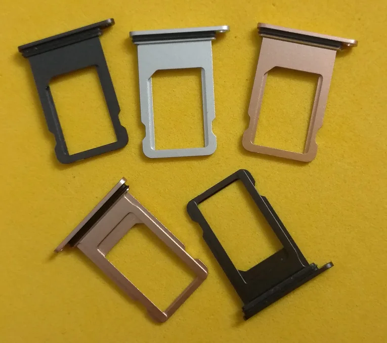 Новинка 100 шт./лот оригинальный держатель слота для карт Nano Sim запасные части iPhone 7