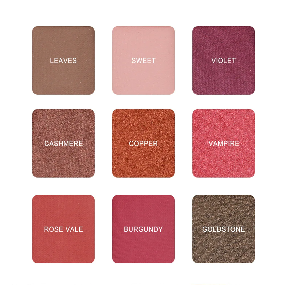 Совершенно новые долговечные тени для век легко носить натуральные матовые