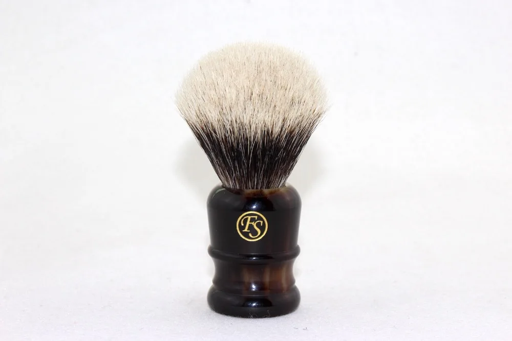 Frank shave (FS)-# FI24-FA26/FH26 тонкая кисть для бритья барсука с ручкой из искусственного