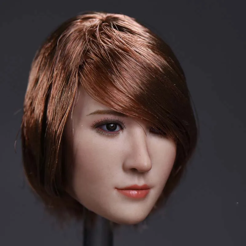 Изготовленный На Заказ 1/6 голова лепить ZCTOYS T 06 азиатская актриса резьба модель