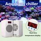 110-240 В кулер для воды и обогреватель для аквариума объемом ниже 20 л 30 л, резервуар для коралловых рифов и креветок, температура воды
