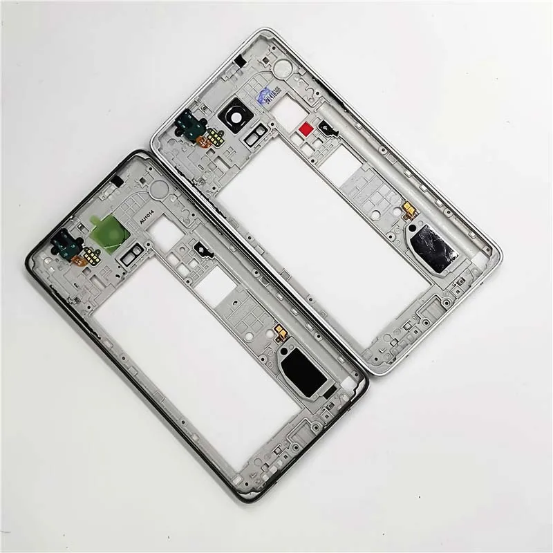 5.7 Inch for Samsung Galaxy Note 4 Note4 N9100V Mobile phone Front Frame Bezel Case Plate Replacement Factory Price | Мобильные