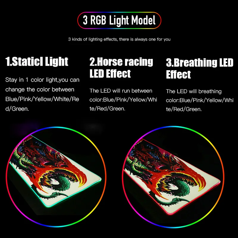 80x30 см XL игровой коврик для мыши большой USB RGB с подсветкой геймер cs go большое