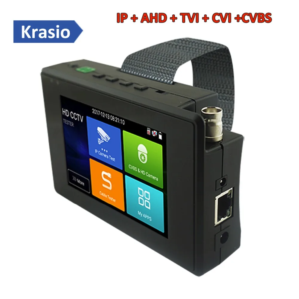 Наручные CCTV HD камера тестер для 4K IP 8MP TVI 4MP CVI 5MP AHD и аналоговый PTZ контроль с 4