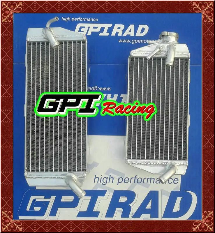 Алюминиевый радиатор GPI RH &amp LH для KAWASAKI KXF450 KX450F 06 07 2006 2007 2008 08 | Автомобили и