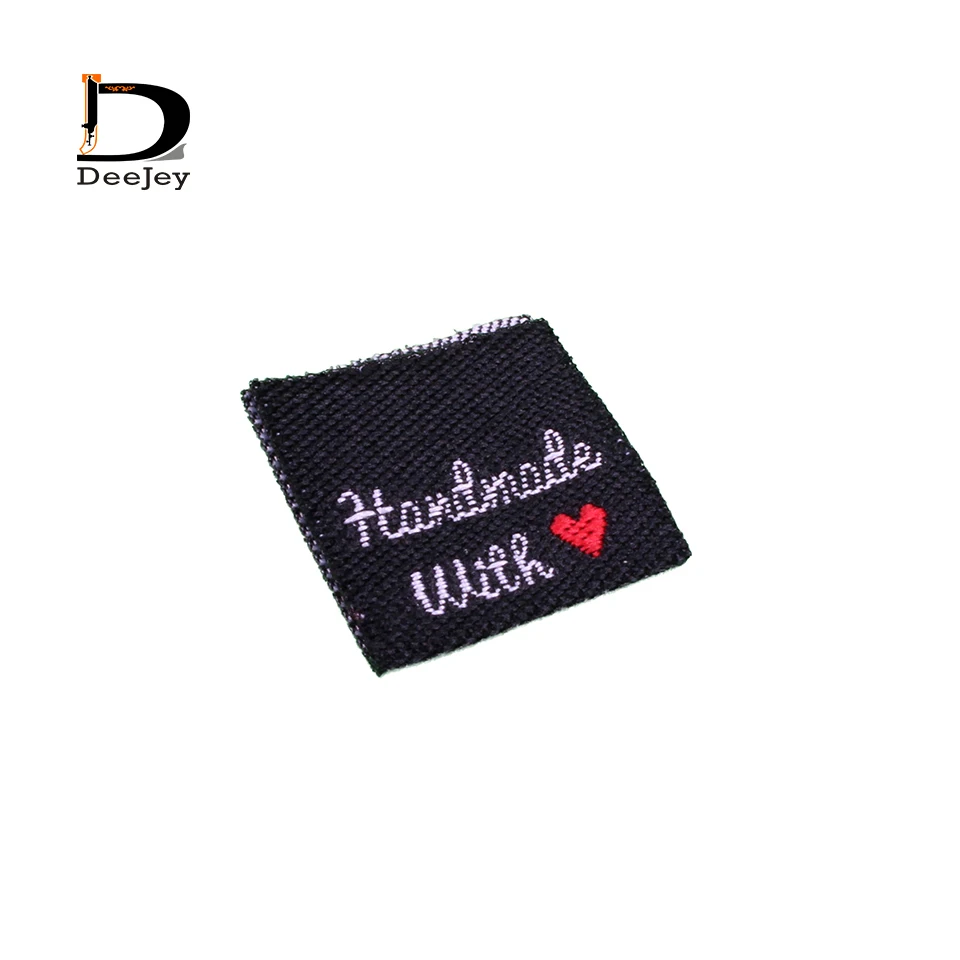 Тканые бирки Рыбки сделай сам 2*2 см 150 шт./партия|fabric flowers for clothing|tag lifefabric sample |