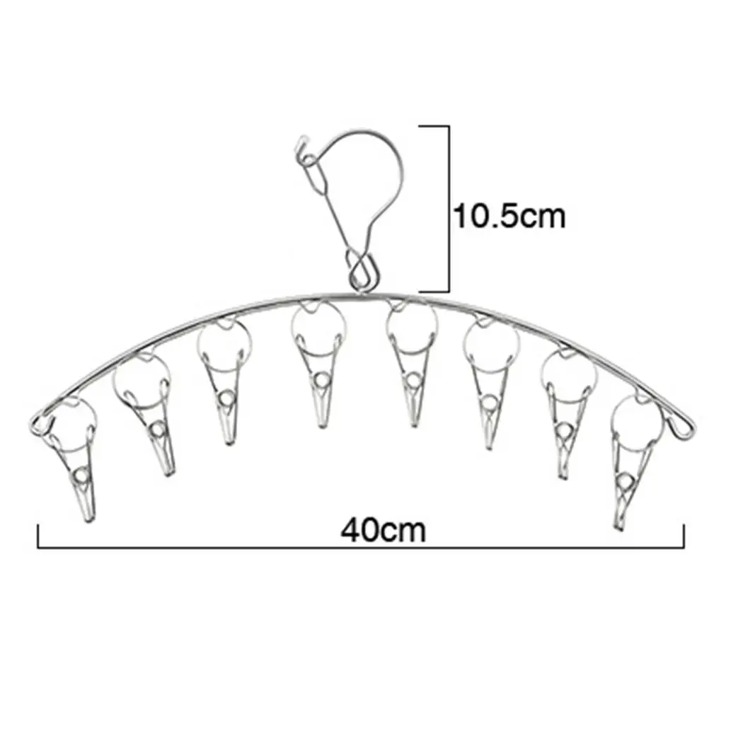 Вешалка для носков из нержавеющей стали с зажимами как на изображении