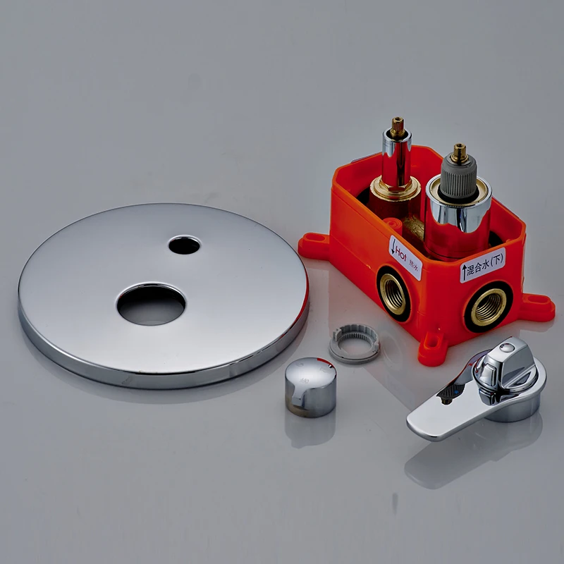 bathroom concealed control valve thermostatic mixing valve brass wall mounted1 2 3ways shower panel stainless steel controller free global shipping