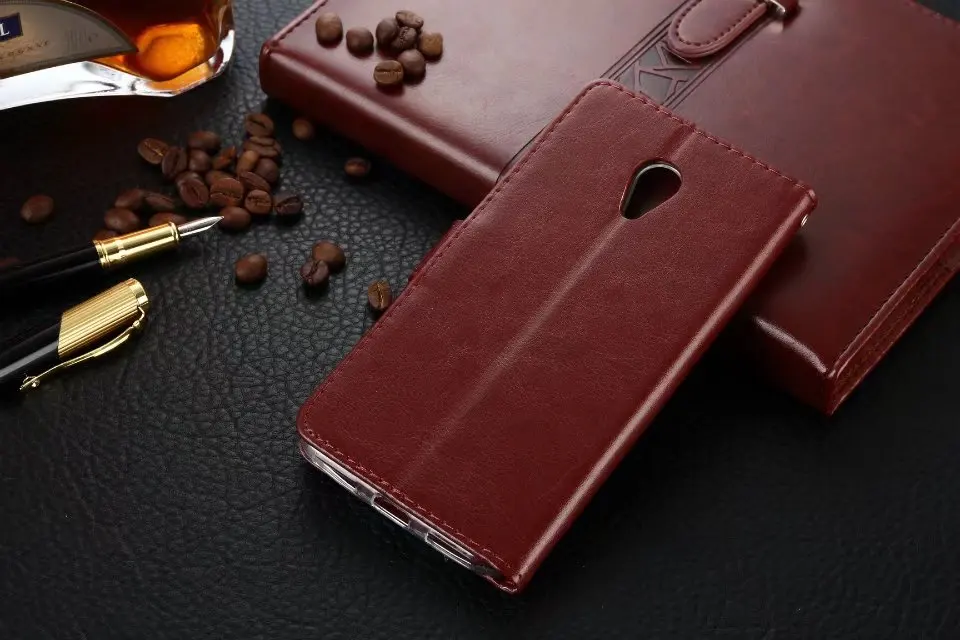 Высококачественный кожаный чехол книжка для Meizu M5s MTK6753 Meilan 5S M612Q M612M винтажный