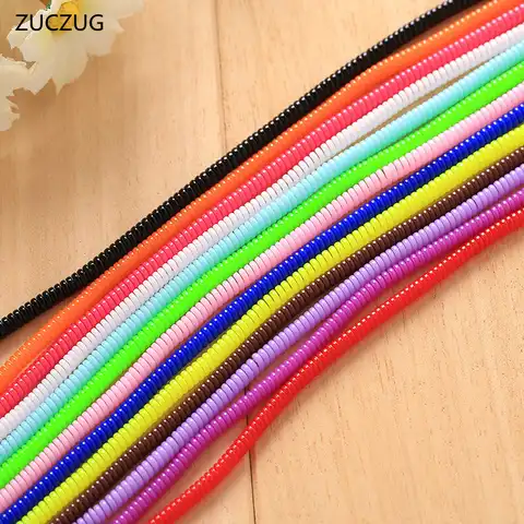 3 шт. 60 см спиральный защитный шнур ZUCZUG, сматыватель кабеля для USB-кабеля зарядного устройства, Милая модель для кабеля передачи данных, наушн...