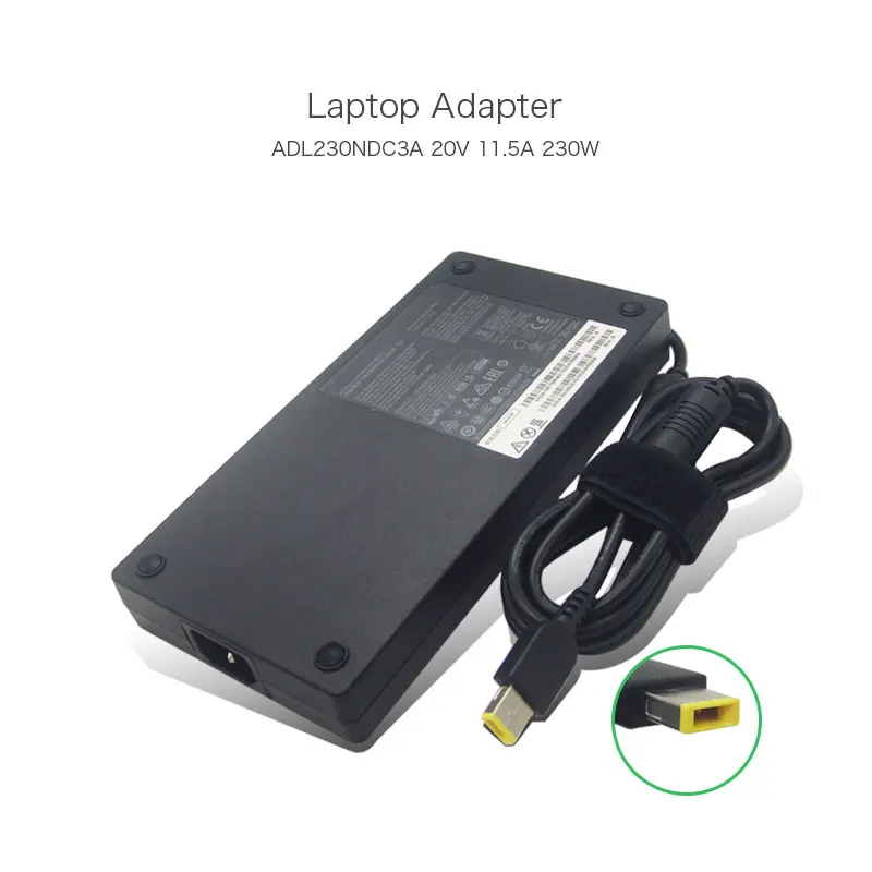 100% оригинал 20V 11.5A USB адаптер переменного тока питания для ноутбука ADL230NDC3A блок Lenovo