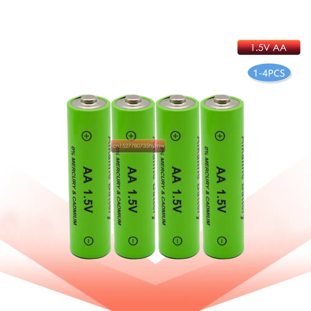 1-4 шт бренд AA перезаряжаемая батарея 3000mah 1,5 V Новая Щелочная перезаряжаемая батарея для led светильник игрушка mp3
