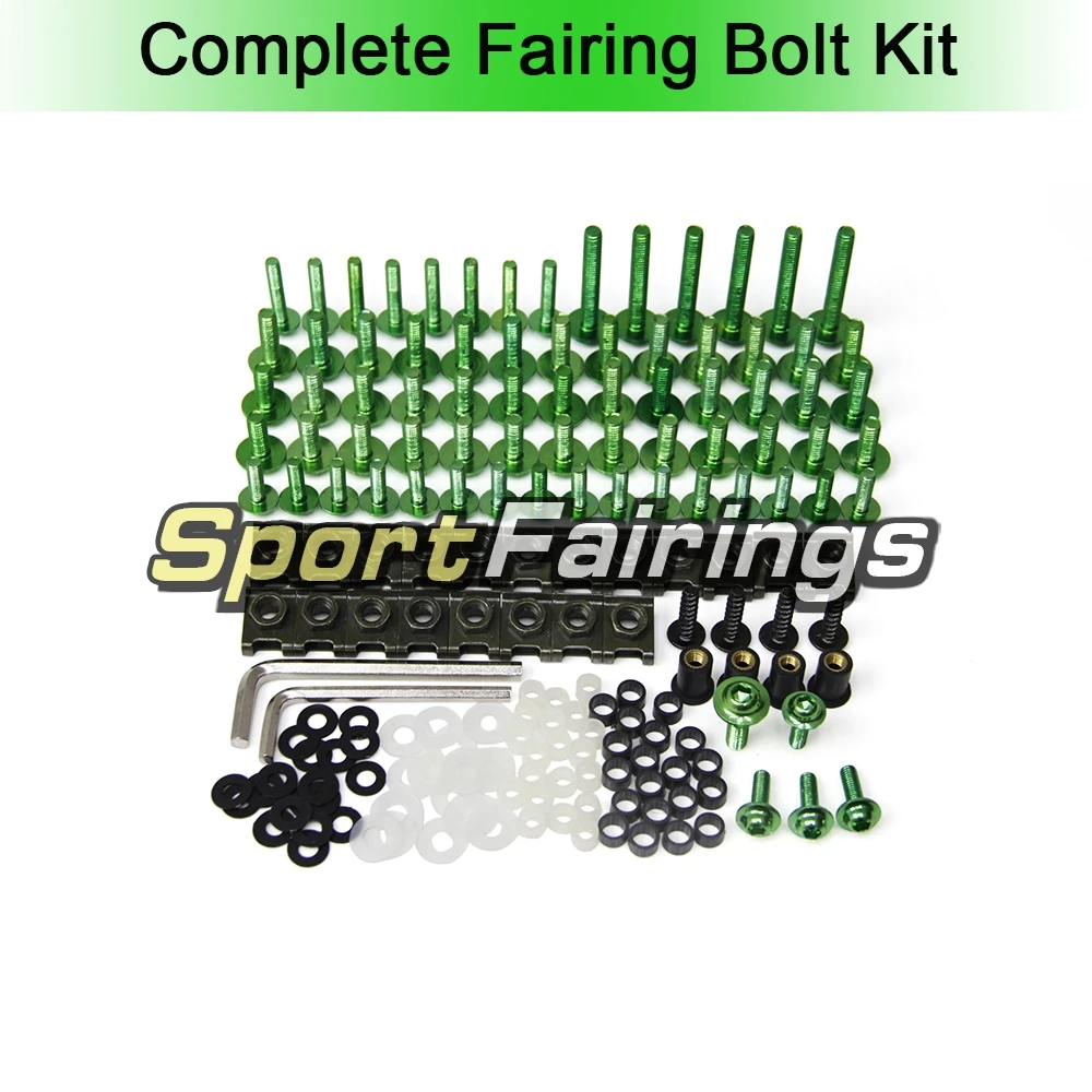 

Motorcycle Nuts for Kawasaki ZX-10R 2008 2009 2010 Sportbike Carenes Bolts Motorbike ZX-10R 08 09 10 Screws Aluminum