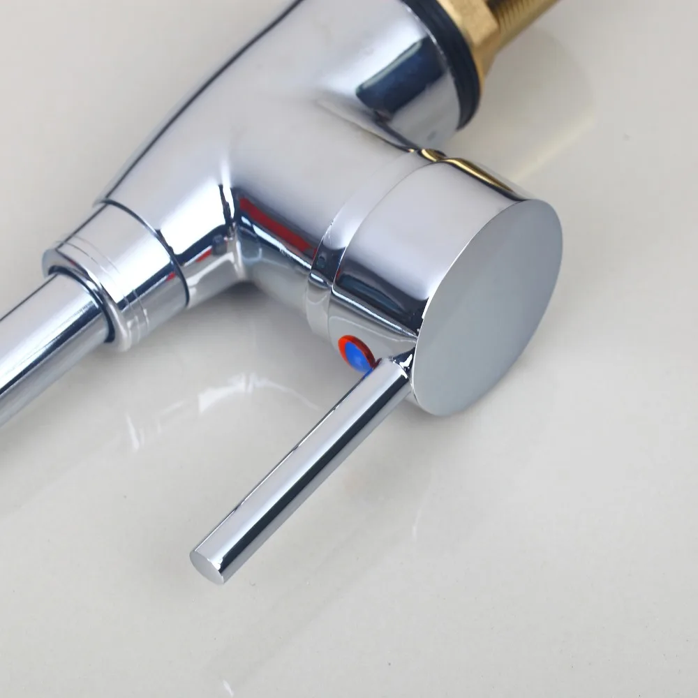 

JIENI Stainless Steel Swivel Bathroom Basin Sink Mixer Tap LED Kitchen Faucet 360 Degree Swivel Water Mixer Kitchen Faucet