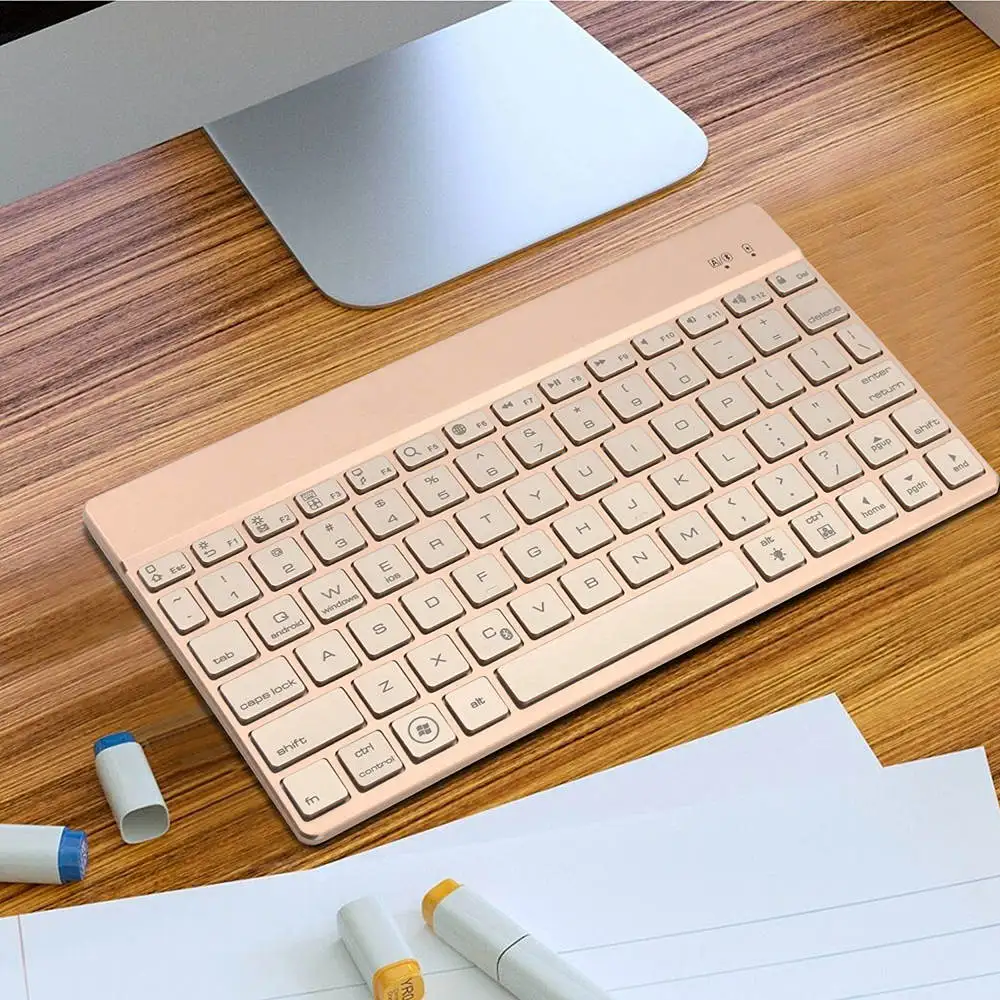Ультратонкая 7 видов цветов Светодиодная подсветка алюминиевая Bluetooth