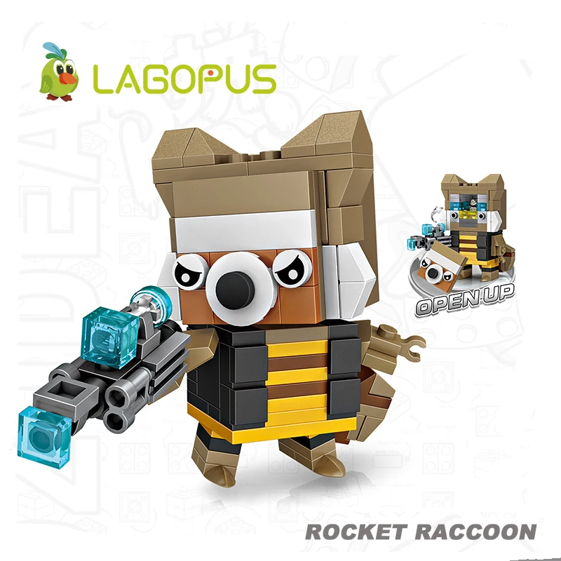 Конструктор Lagopus Мультяшные фигурки мини блоки строительные игрушки для детей
