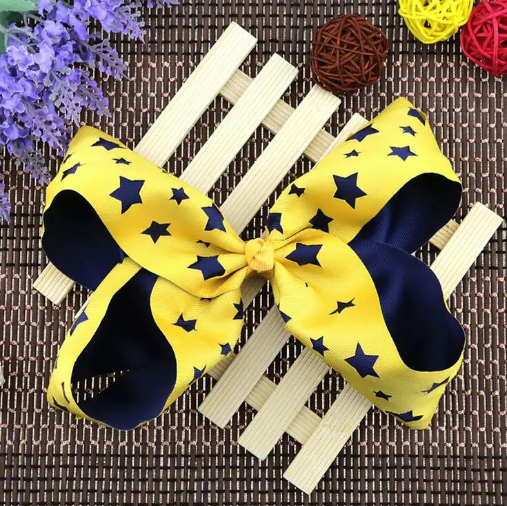 

20pcs Free Shipping Extra Larg Star ribbon bow