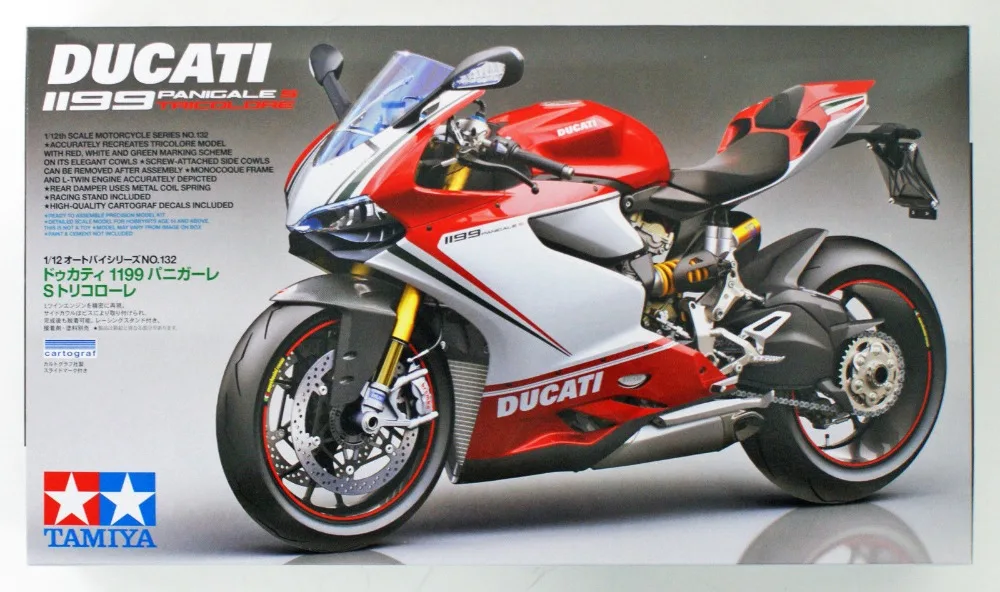 Тамия 14132 Ducati 1199 набор моделей S 1/12 NIB RC игрушка DIY вам нужно собрать его