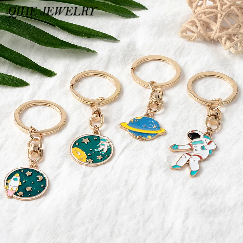 QIHE JEWELRY брелок для ключей с изображением астронавта коллекция Космических