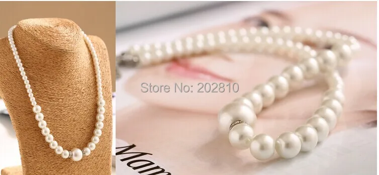 Лучшее качество 2020 Модный осенне зимний комплект с жемчужной вставкой ожерелье