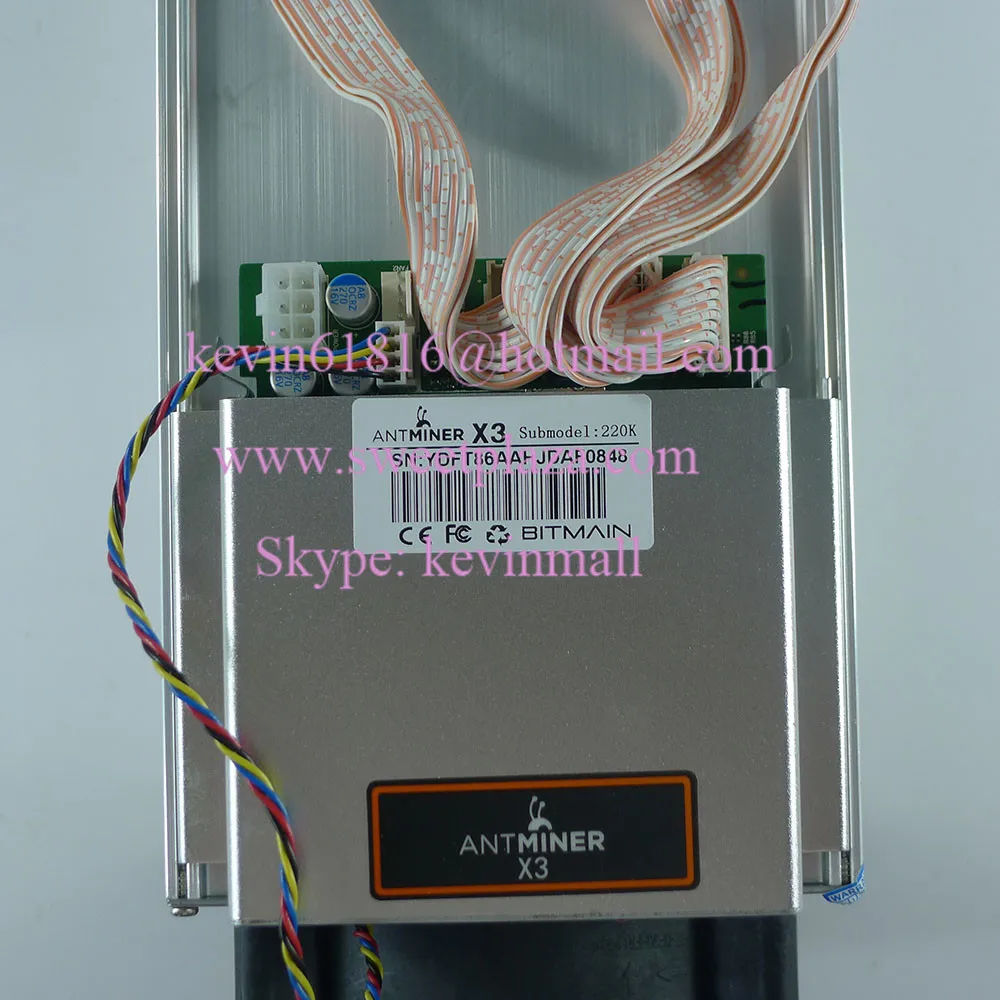 AntMiner X3 220KH/S Asic miner Майнер CyrptoNight от bitmain с чипами Хаша BM1700|Сетевые коммутаторы| |