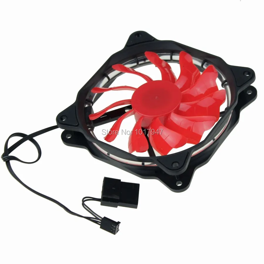 20 шт. в партии Затмение тихий PLM 120 мм DC 12v 3 + 4pin светодиодный вентилятор для корпуса