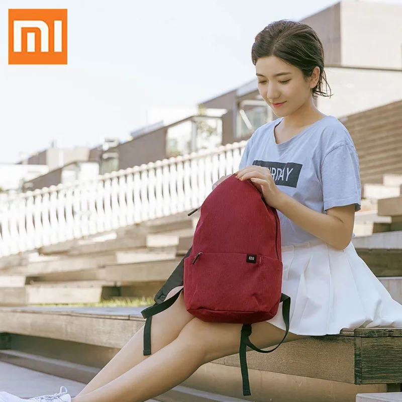Новый рюкзак Xiaomi 10 л сумка для города отдыха спортивная нагрудная легкая