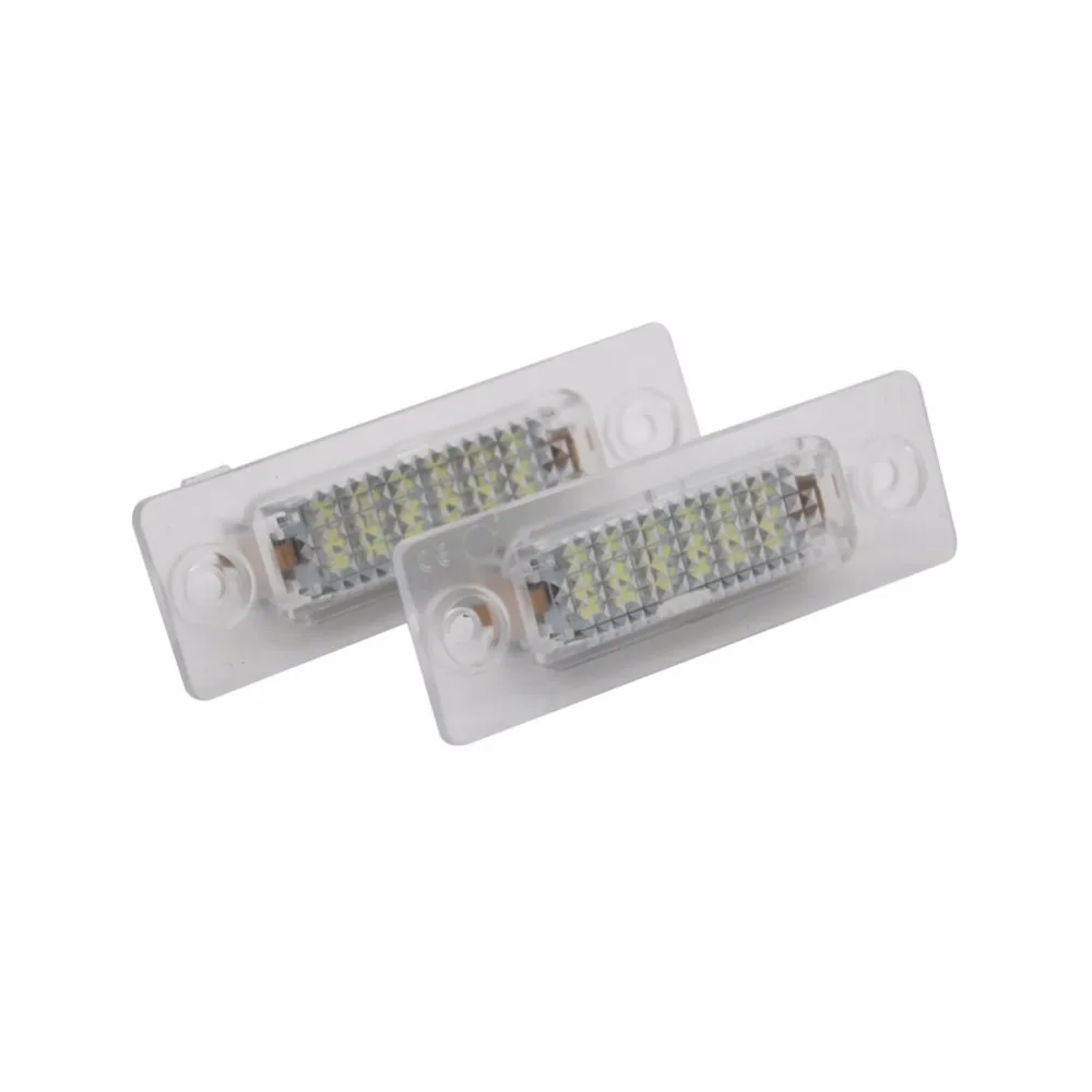 Светильник номерного знака Лампы для VW Caddy Transporter Passat Golf Touran Jetta T5 без ошибок 18 3528 SMD
