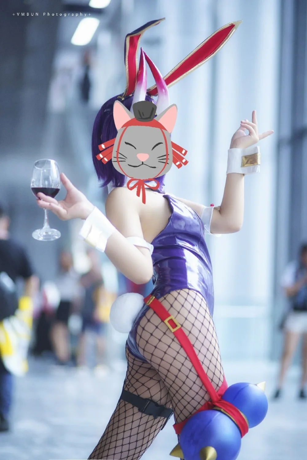 Raikou Minamotono/Shuten Douji FGO; Косплей; Fate/Grand Order; Raikou Shuten Douji Bunny; Карнавальный костюм для девочек; размер на заказ