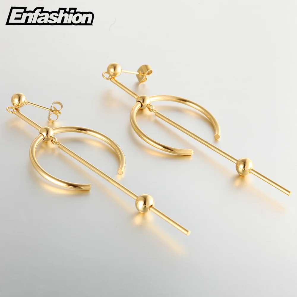 Женские серьги подвески с кольцом из нержавеющей стали|dangle drop earings|dangle earringsdrop dangle