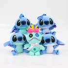10-13 см 5 стилей плюшевая кукла Лило и Ститч игрушка скрапбус мягкий стежок белый живот или зеленый живот синий брелок или брелок