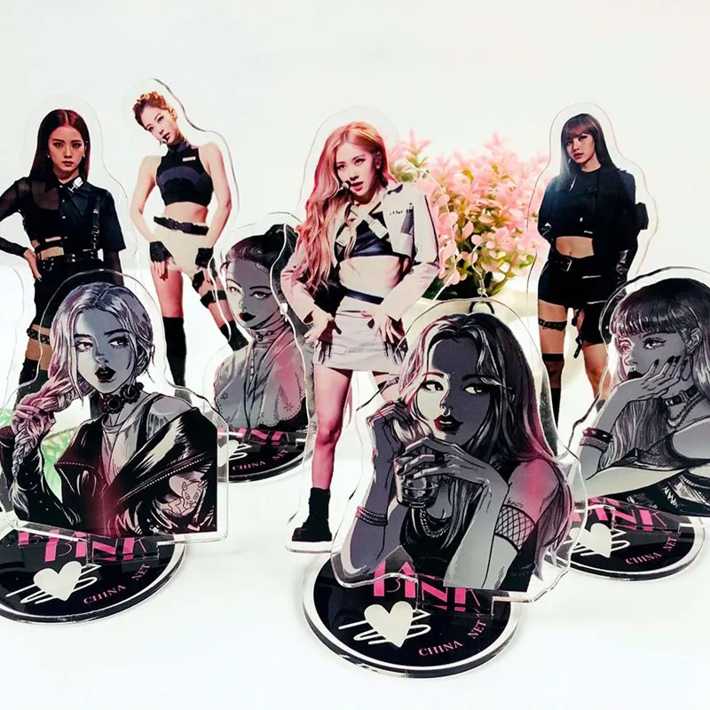 Kpop Kill This Love BLACKPINK акриловая Статуэтка-подставка, стоящий стол, Декор, Канцелярский набор