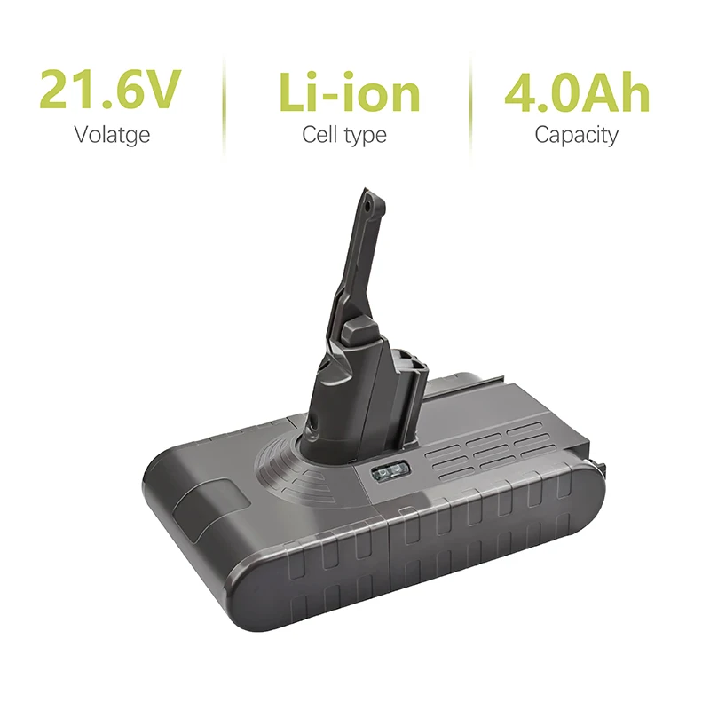 BATTOOL 2 шт. 21 6 в 4000 мАч перезаряжаемая литий ионная батарея для Dyson V8 Ручной пылесос