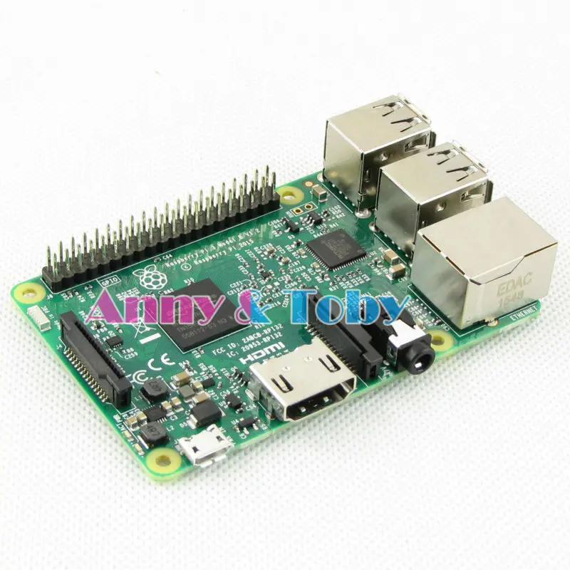 Element14 версия: оригинальный Raspberry Pi3 Модель B доска Ras PI3 карта плата 1Гб LPDDR2 BCM2837 Quad Core