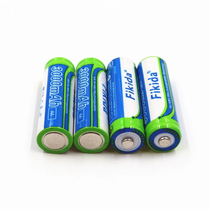 4/8/12 шт. в упаковке, новые fikida 1,2 V 3000mAh AA, никель-металл-гидридного Перезаряжаемые батареи металл-гидридных или никель Перезаряжаемые aa Батарея музыкальная шкатулка для плюшевых игрушек Камера микрофон