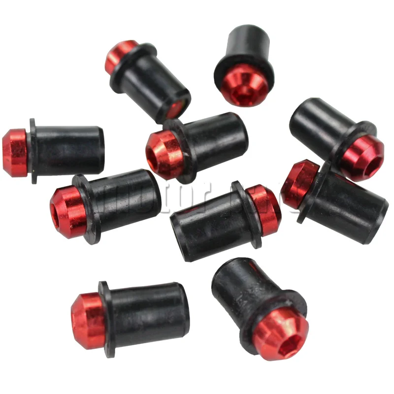 Универсальные крепежные гайки 10x5 мм для лобового стекла мотоцикла болты