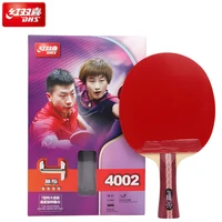 original dhs 4002 4006 table tennis racket with 4 stars pimples in rubbers fast attack loop dhs racquet sports ping pong paddles