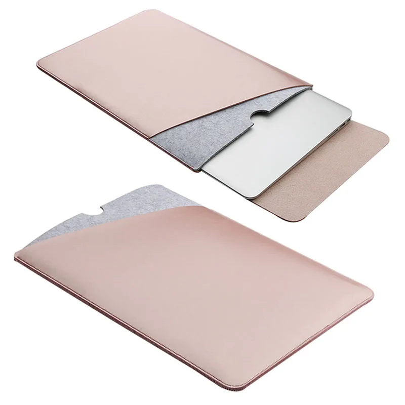 Кожаный чехол для ноутбука Macbook Air Pro retina 11 13 15 дюймов, Портативная сумка для ноутбука, чехол для Dell acer lenovo