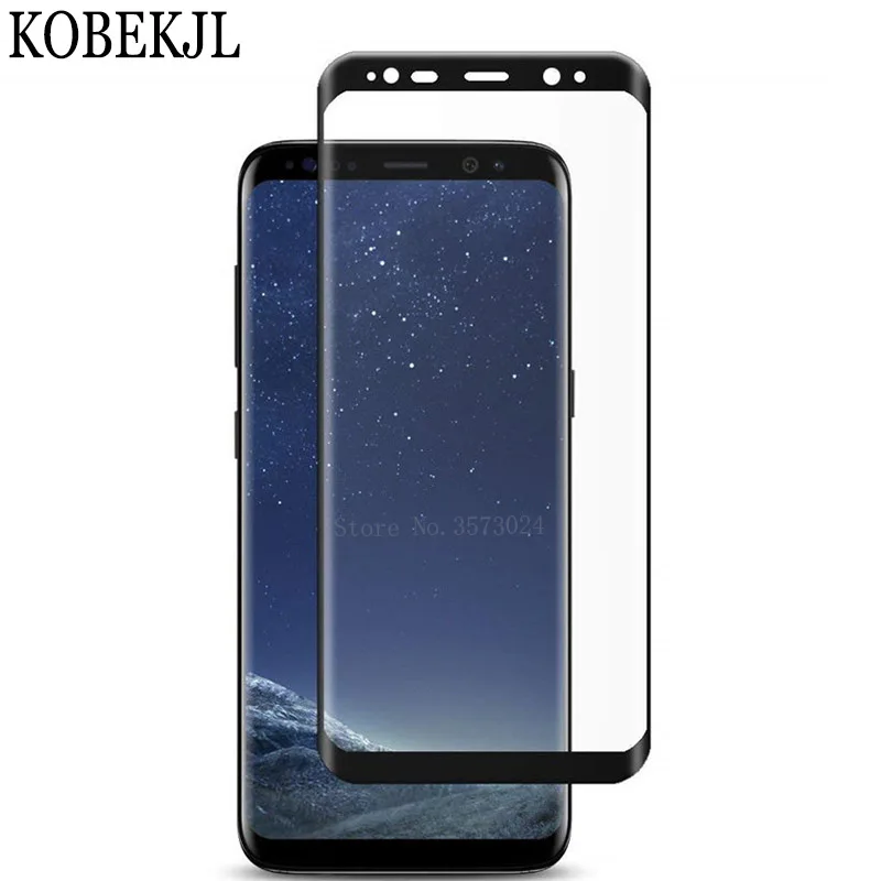 3D закаленное стекло для защиты экрана Samsung Galaxy S8 S 8 G950F G950 SM-G950F полная пленка на.