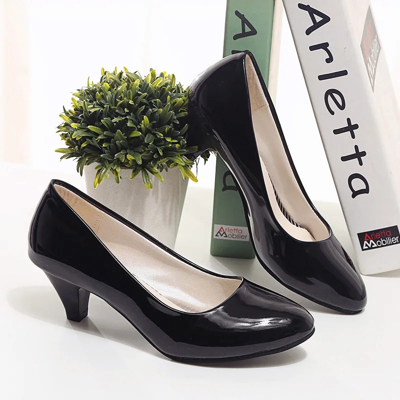 01 Black 5 cm Женская обувь; туфли-лодочки с острым носком; модельные туфли; водонепроницаемые мокасины на высоком каблуке; свадебные туфли; трендовые женские туфли на очень высоком каблуке - Цвет: 01 Black 5 cm