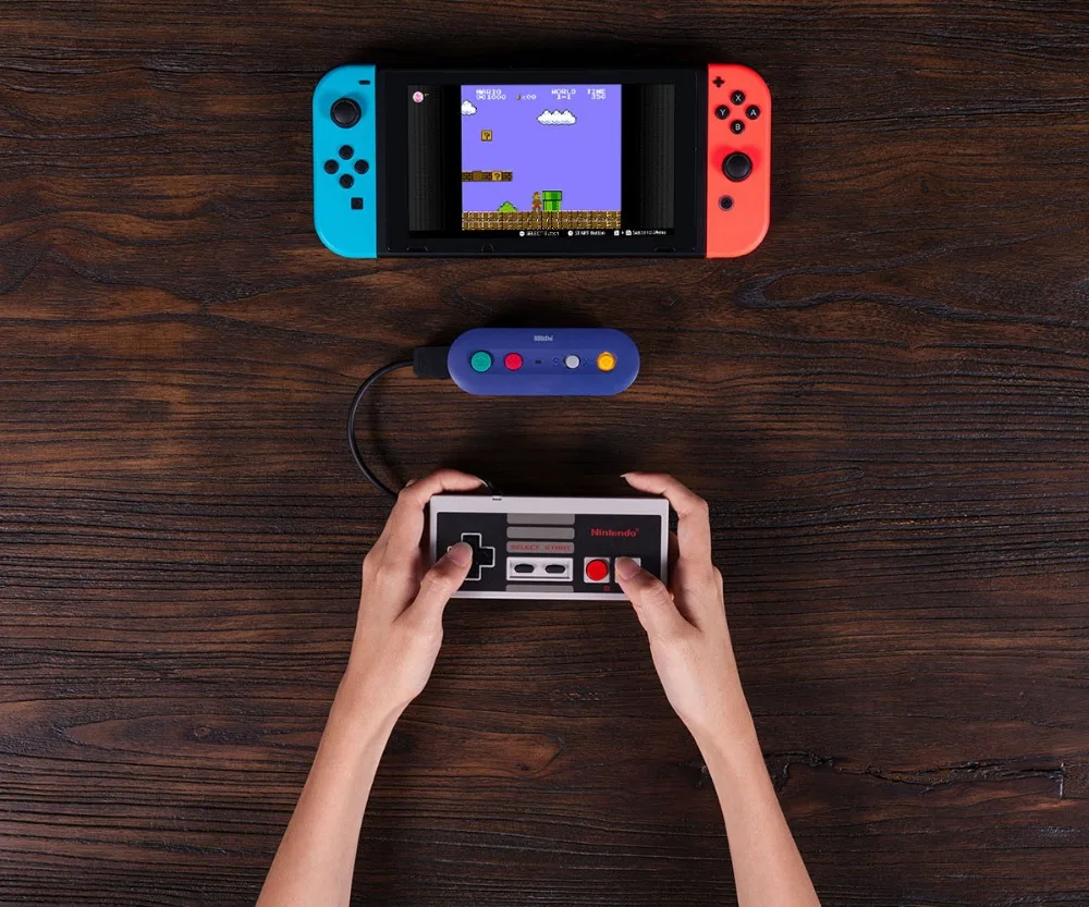 8bitdo gbros Беспроводной адаптер для NES SNES SF-C классический издание wii классические для nintendo переключатель геймкуб