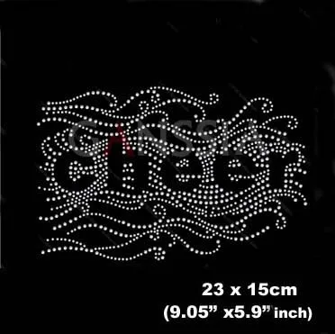 6pcs/lot Newest cheer wave design rhinestone motif Hotfix for garment Iron on heat transfer diy patches(ss-6003) | Дом и сад
