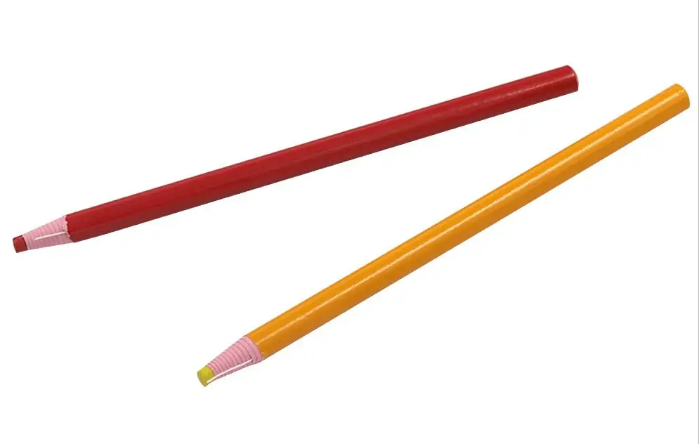 red yellow 2 шт./компл. крой-свободный мелок портного красочная ручка по ткани маркер мел для шитья одежды карандаш для Портной Швейные аксессуары - Цвет: red yellow