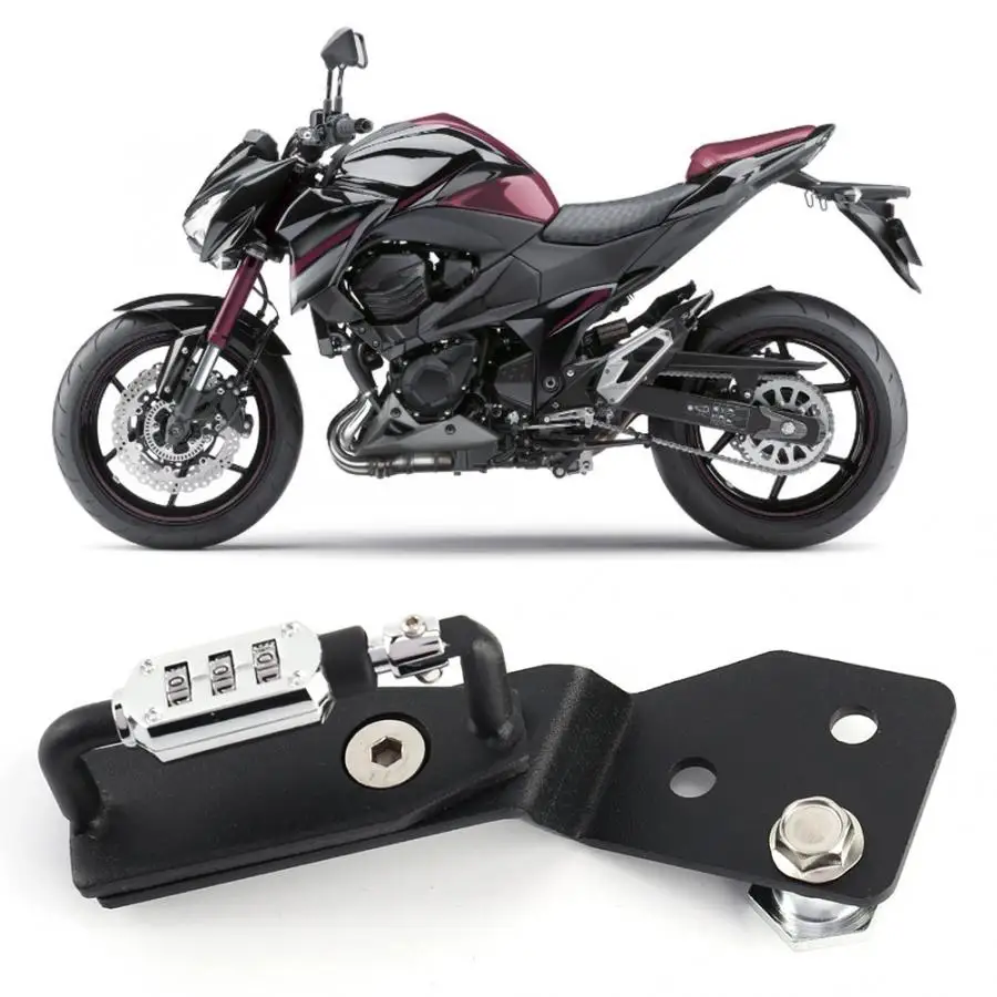 Helmet Lock Hook Motorcycle Password Helmet Lock Aluminium alloy for Kawasaki Z800/ZR800 2013