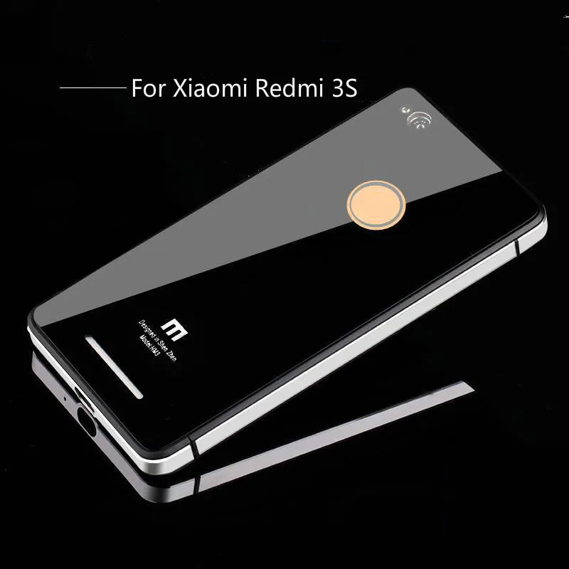 Чехол для Xiaomi Redmi 3s роскошная алюминиевая металлическая рамка и задняя крышка из