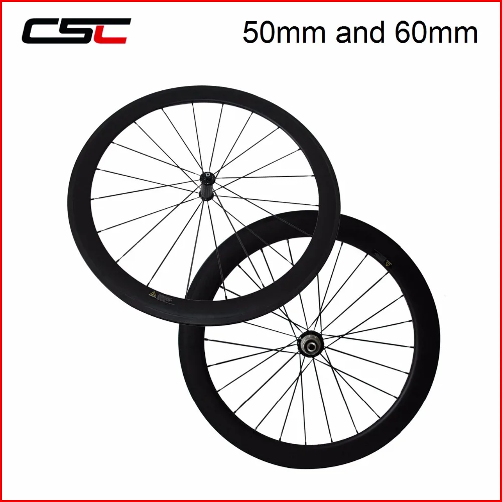 Велосипедные колеса 700C передние 24/38/50/60 мм задние 38/50/60/88 фотообода Ширина 25